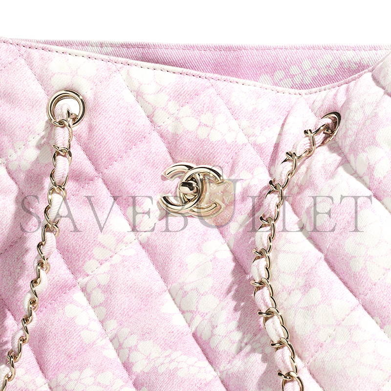 CHANEL COCO BEACH 2025 COLLECTION SHOPPING BAG PRINTED DENIM AS5429 (37*28.5*13cm) CHANEL COCO BEACH 2025 COLLECTION SHOPPING BAG PRINTED DENIM AS5429 (37*28.5*13cm)